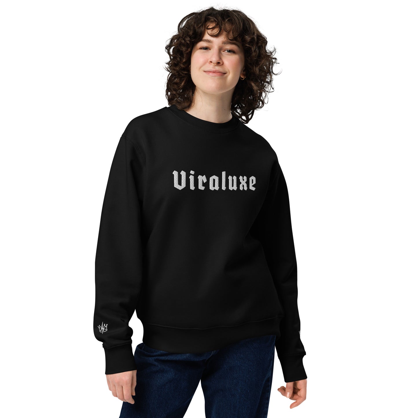Basic Viraluxe Pullover - schwarz