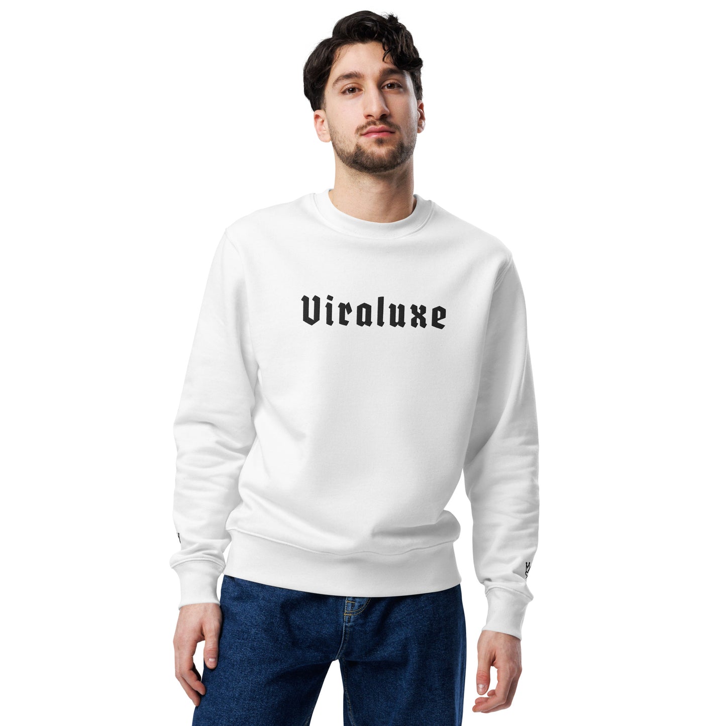 Basic Viraluxe Pullover - weiß