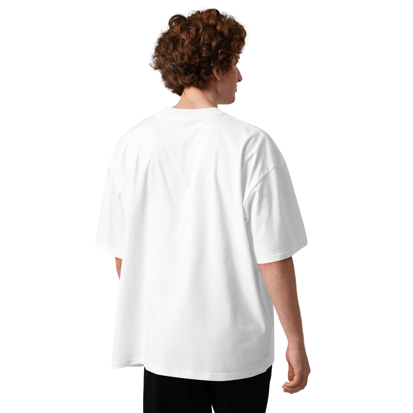 Basic Oversized T-Shirt - weiß